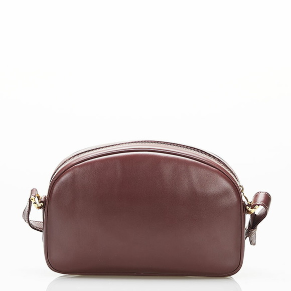 CARTIER mast line shoulder bag Bordeaux leather ladies - Picture 3 of 10